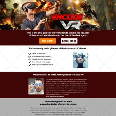 encore-vr-landing-page-design