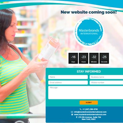 masterbrands-landing-page-design