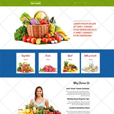 membership-page-nutrition-landing-page-design